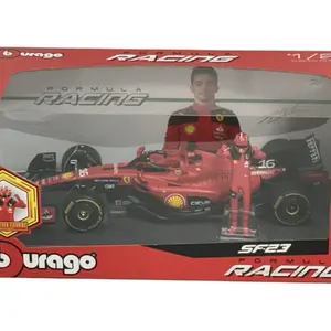 Bburago 1:24 F1 Ferrari SF-23 #16 with Charles Leclerc Figure