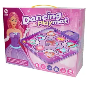 Dance Mat Mixer Rhythm Step Play Mat for Kids, Built-in Music, LED Lights, 4 Challenge Levels, Best Christmas Gift for Children 3-10 Years Old