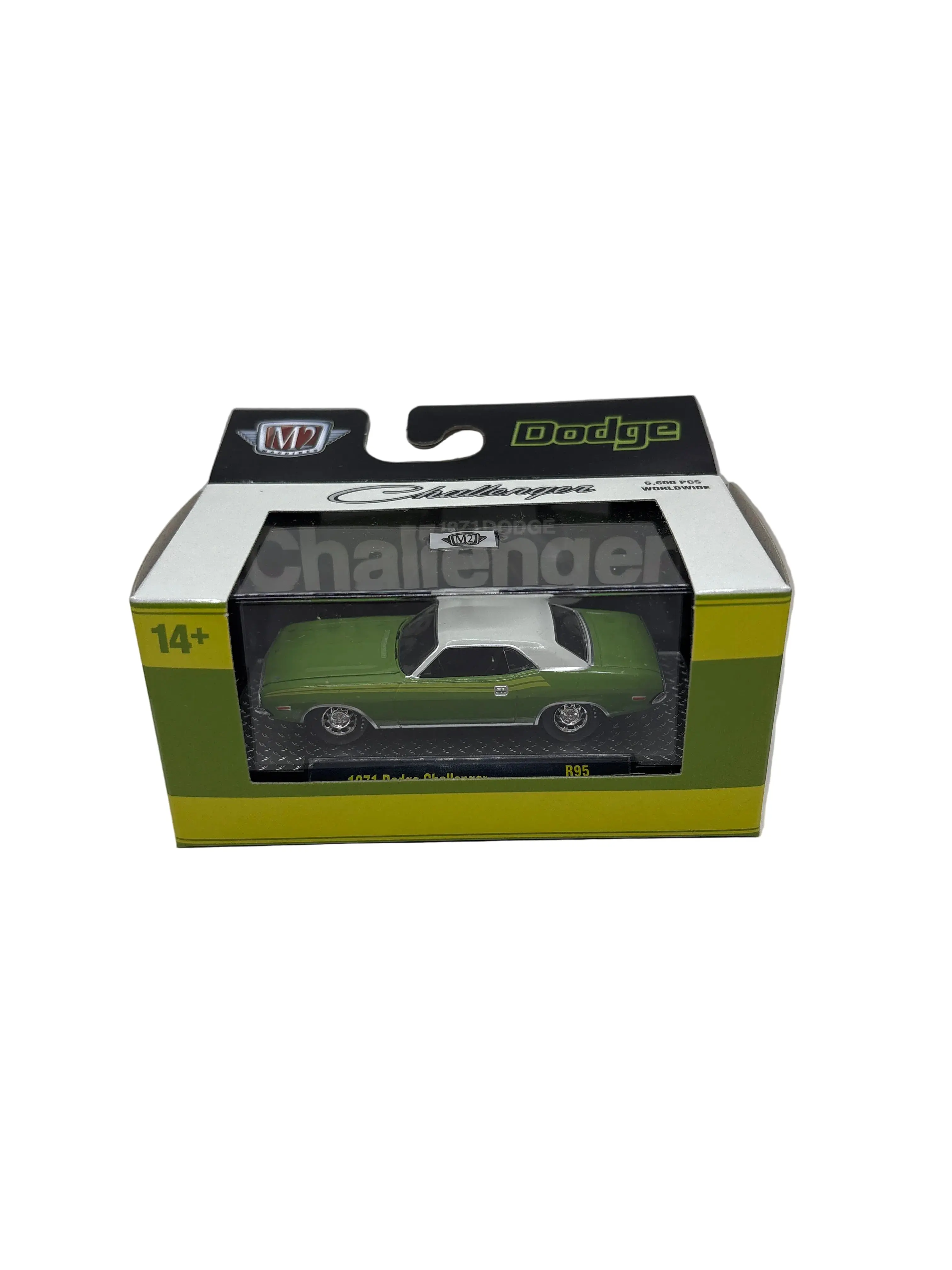 M2 1971 Dodge Challenger Diecast green