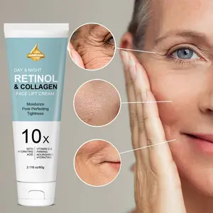 Day & Night Firming Cream, Retinol Night Calming, Collagen Day Plumping, Moisturizing, Tightening, Vitamin Ce Brightening, Suitable for All Skin Types