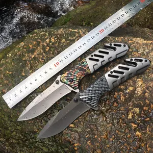 Folding Pocket Knife, 3.54" 440C Steel Blade Carbon Fiber Handle EDC Knife with Pocket Clip for Men Women Camping Survival Hiking