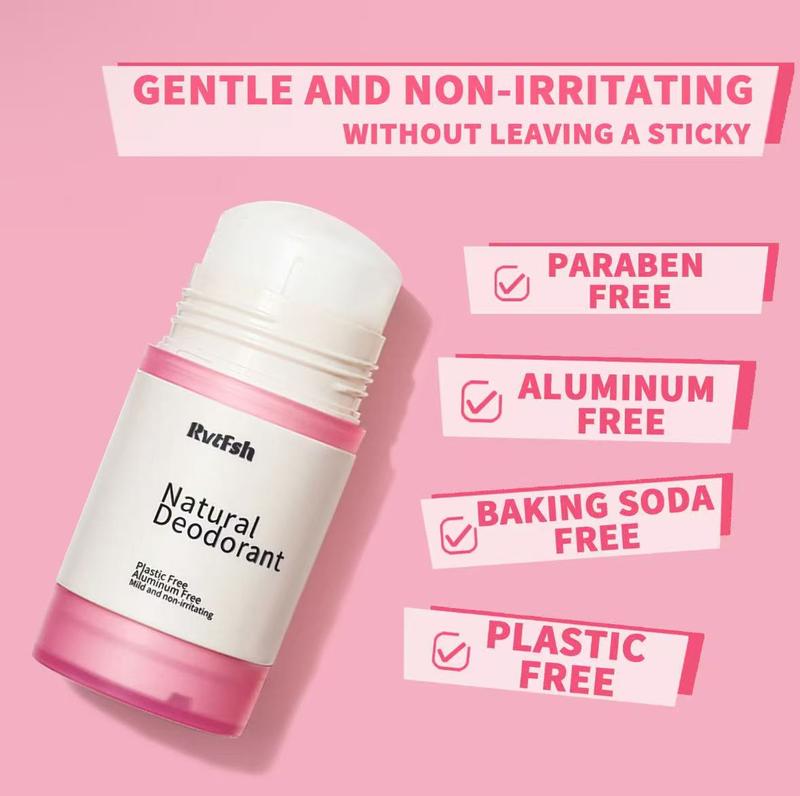 RVTFSH DeodorantlExtraStrength NaturalDeodorantfor Women&MenAluminum FreeLavender & Rose 2.65 0z. Body Care CosmeticSecret Deodorant Comfort Cleanser