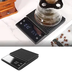 0.1g/3kg Of Accuracy Coffee Scale With Timer Digital Food Scale Weight Grams And Oz For Pour Over Coffee Espresso, Drip Coffee Baking Cooking