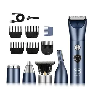 5-In-1 Multifunctional Hair Trimming Set, Body Groomer Nose Hair Trimmer Eyebrow Trimmer, Portable Cordless Rechargeable Beard Trimmer