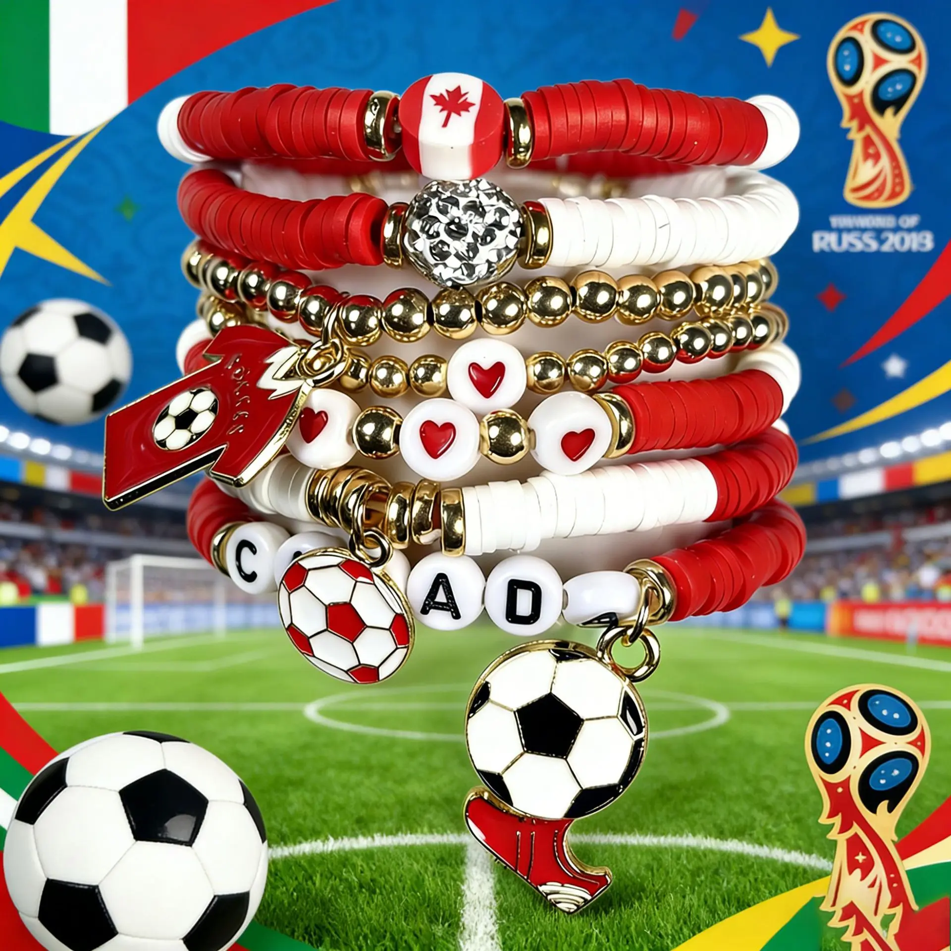 Canada Football Bracelet