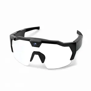 AI Smart Glasses Outdoor Cycling Windproof Protective Ski Glasses High Definition Camera Photography 2MP 16 32 64 128GB