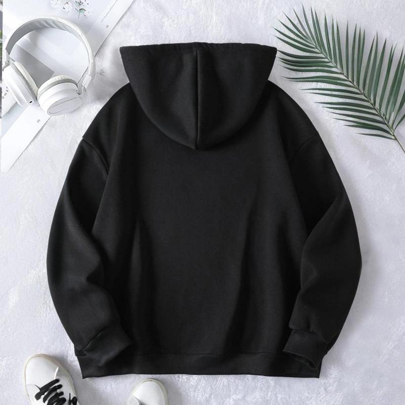 Sunland “Los Angeles” Pattern Oversized Trendy Queen Hoodies Fleece Sweatshirts Fall Fashion 2025 Pullover Sweaters Winter Clothes