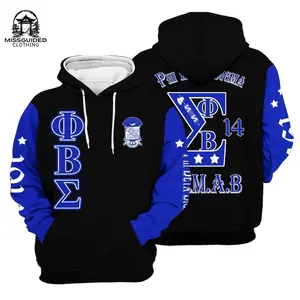 Ireishprint Phi Beta Sigma Shirt, Three Stars Black Shirt Phi Beta Sigma Fraternity Hoodie