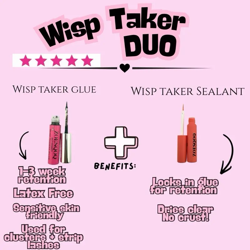 (DUO MINI SIZE) Latex Free Bond & Sealant (CLUSTERS + STRIPS)