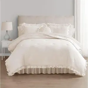 Mainstays All in One Reversible Comforter and Sheet set- 11 Piece