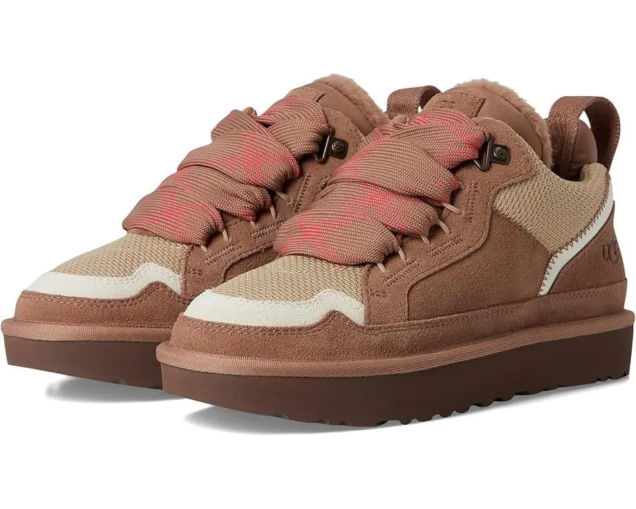UGG Lowmel 1144032-RYK Sneakers Women's Rocky Oak Suede Wool Lined Shoes GUG109