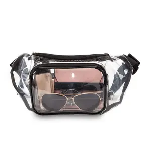 PVC Transparent Bag Outdoor Fitness Waterproof Storage Bag Portable Miscellaneous Travel Sports Waist Bag