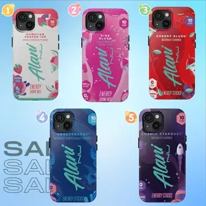 Alani Nu Energy Drink, Cherry Slush, Flavors Collection, Tough Case For iPhone 16 15 14 13 12 11
