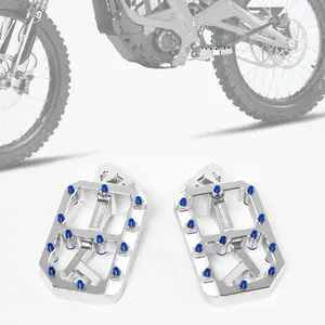 Colored Nail Foot Pedals for Surron Light Bee X S, Segway X160 X260 CNC Aluminum Alloy Pedals  Talaria MX4, Foot Pegs E Ride PRO SS Dirtbike Off-road Motorcycle Modified Accessories