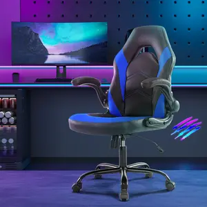Gaming Chair ,PU Leather Ergonomic Office Chair Swivel Computer Gaming Chair with Lumbar Support