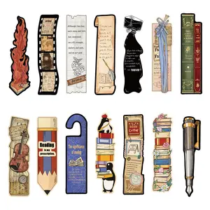 30 Pcs Vintage Reading Bookmark Set, Unique Paper Bookmarks for Students, Elegant Reading Markers, Book Accessories, Book Page Markers, Gift & Decoration Cards
