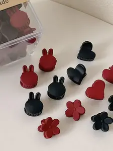 30 Mini and Rabbit Heart Flower Hair Clips Set, Cute Barrettes Accessories for Baby Girls, Ideal for Daily Wear and Holiday Gifts