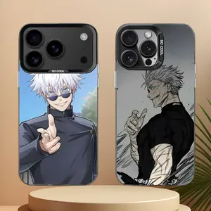 Anime Gojo S-Satoru Phone Case For iPhone 17 Air 16,15,14,13,12,11,Pro,MAX Black Matte Shockproof Cover