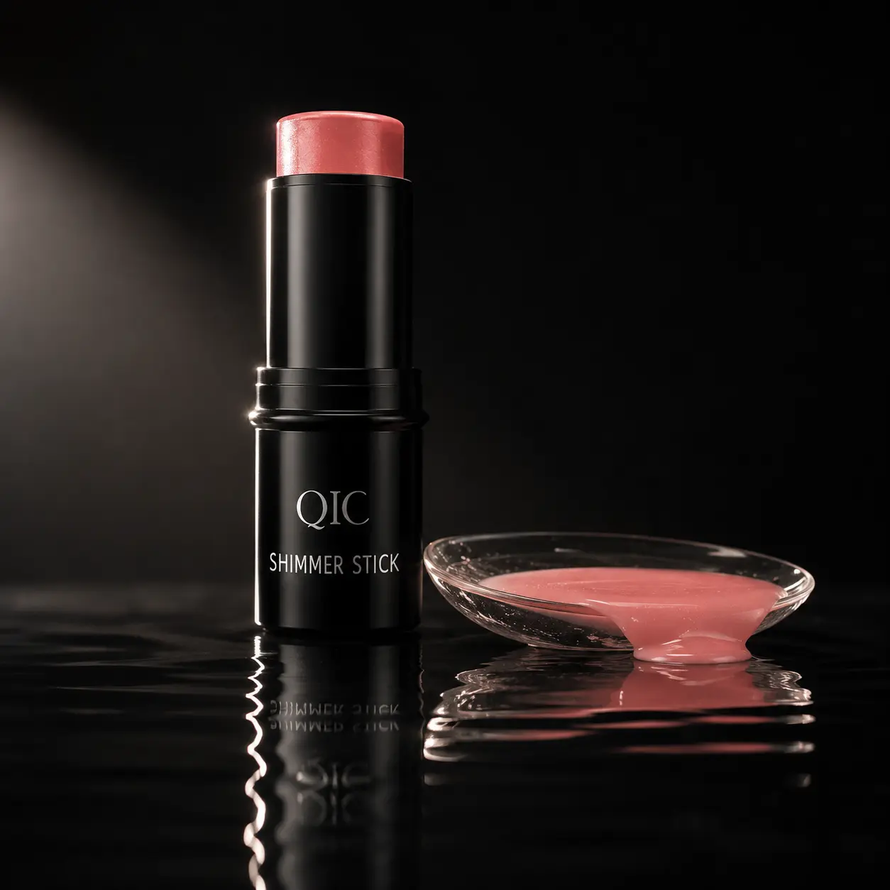 Shimmer Stick Cream Blush - Soft Glam Makeup with Natural Flush Finish, Dewy & Blendable Cheek Tint for Radiant Skin
