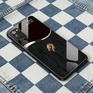 Suitable for [Galaxy Note20/9 S21/S22/S23/S24/S25 Ultra A34-A71] Personality simple split dragon pattern creative business high-end anti-drop glass mobile phone case affordable anti-drop anti-fingerprint-888