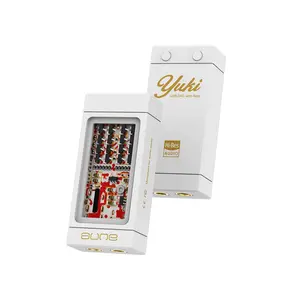 aune Yuki Portable DAC with Headphone Amp,Completely Separate DAC and AMP Ceramic Substrate Structure,32bit/768k DSD256 USB C Dongle with 3.5mm 4.4mm Output High-Res Lossless for Smartphone PC Laptops