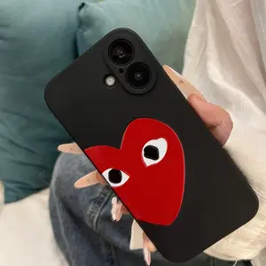 Luxury Fashion Play Cherish Phone Case For iPhone 16 15 14 13 12 11 Pro Max Plus Parody Magsafe Wireless Magnetic Cover