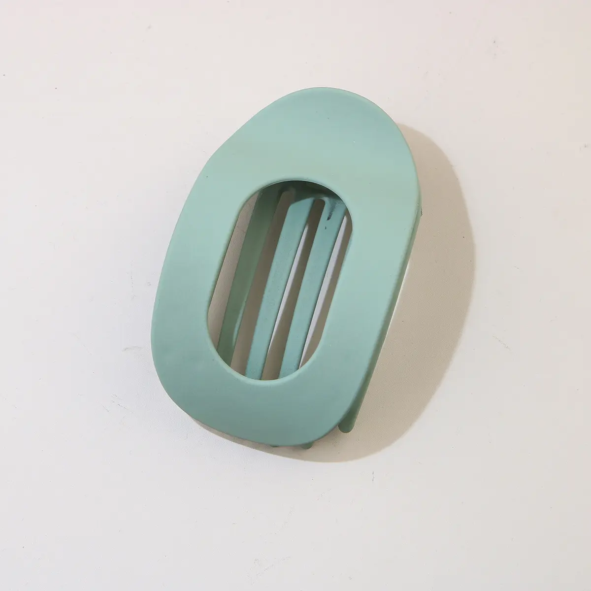 #24 matte green oval duck clip