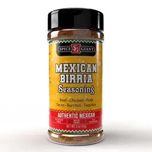 Mexican Birria Seasoning 5 oz | Mexican Spice | All Purpose, Beef, Chicken, Pork & More Seasoning | Tacos | Burritos | Fajitas | Consome I Authentic Blend. Spice Giant