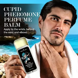 15g Men's Cupid Cologne Solid Perfume, 48hr Long Lasting Oriental Scent, Portable Push-Pull Design, Ideal for Work, Dates, Gifts