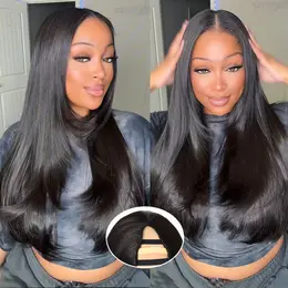 Yaki Straight V Part Synthetic Wig 22 Inch