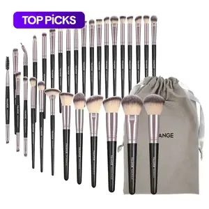 MAANGE Makeup Brush Set with Storage Bag, 30pcs/set Versatile Soft Makeup Brushes for Foundation, Blush and Lips, Soft Bristles & Comfortable Grip Makeup Brush Kit #TOP PICKS
