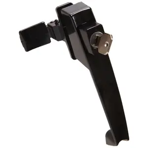 212 MAIN Keyed Push-Button Security Lock - Hillman Builders Hardware 852064, Black Door Lock for Screen and Storm Doors, Ideal for Sailing and Water Sports