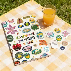 Girlhood Vintage Sticker Book, Aesthetic Retro Stickers for Girls, 1260+ Premium Matte Stickers, Ideal Gift for Teens, Journaling, Scrapbooking, DIY Crafts