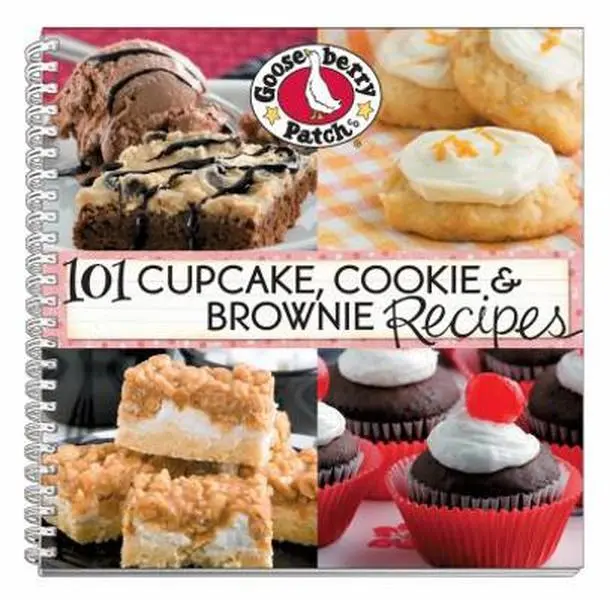USED Book - 101 Cupcake, Cookie & Brownie Recipes (101 Cookbook Collection) by Gooseberry Patch (Unknown) - english