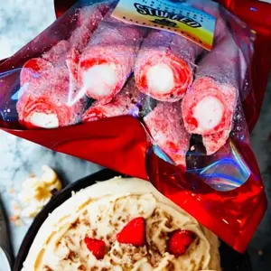 Strawberry CheeseCake STUFFED Kaleidoscopes 6ct