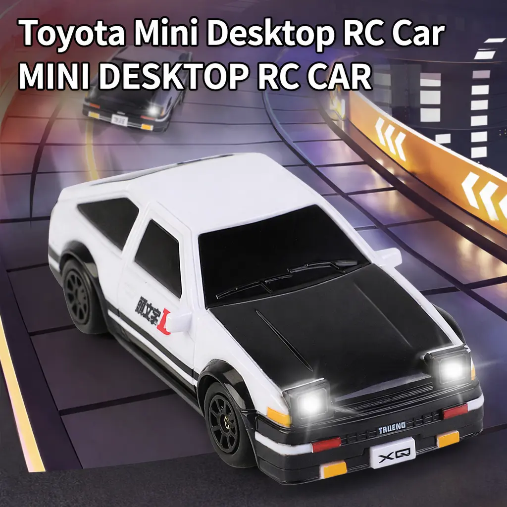 MiniGear 1/64 Officially Licensed Toyota RC Drift Car – AE86, GT86