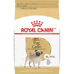 Royal Canin Breed Health Nutrition Pug Adult Dry Dog Food, 10 lb Bag