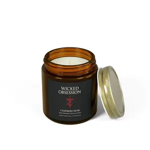 Wicked Obsession Dark Romance Candle | Cashmere Musk Scent | DarkCraft Wicked Obsession Dark Romance Candle | Cashmere Musk Scent | DarkCraft