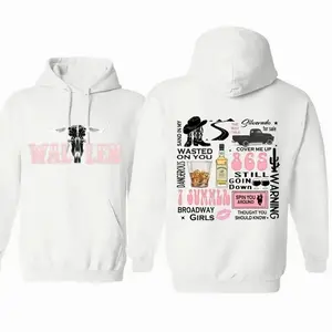 Vintage Wwa.l3nn Hoodie, Wwa.len-Inspired Hoodie - Western Vibes, Cowboy, Bar Lyrics Graphic Sweatshirt, Casual Shirt Streetwear Style for Men and Women