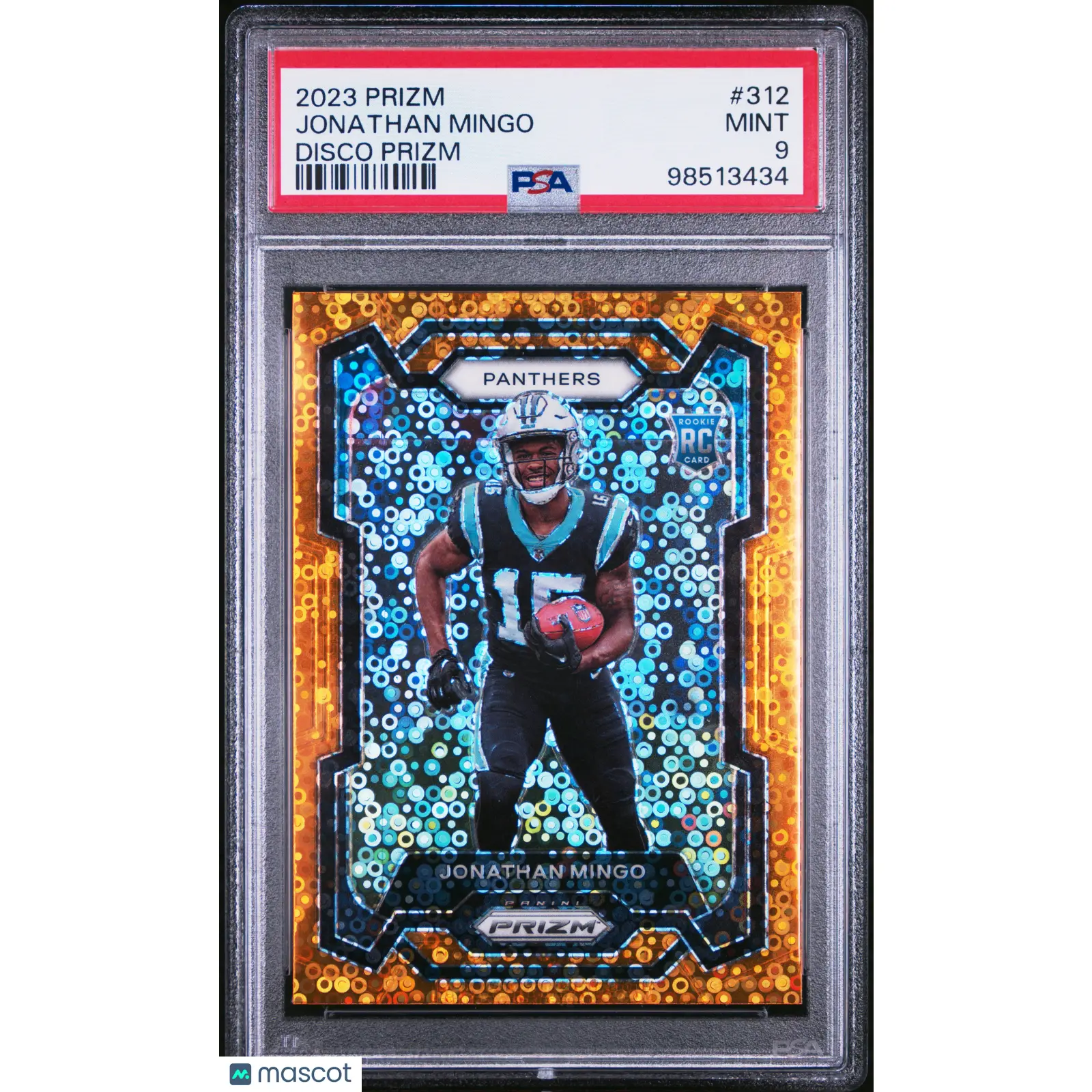 Jonathan Mingo PSA 2023 Panini Prizm Disco Rookie 9