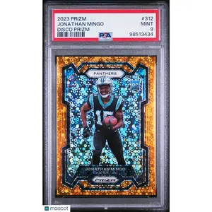 Jonathan Mingo PSA 2023 Panini Prizm Disco Rookie 9