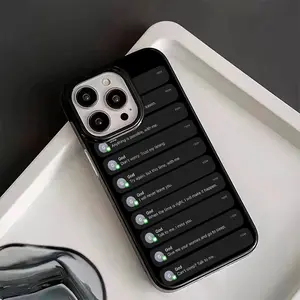 Faith Dialogue Themed TPU Full-Wrap Smartphone Case, High-Quality Protection Accessory, Compatible with iPhone 17/16/15/14/13/11, Gift for Friends or Yourself, Accessories