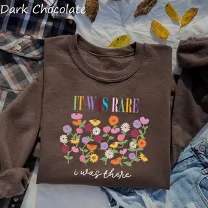 It Was Rare I Was There Sweatshirt, Surprise Songs Piano Sweatshirt, Floral Piano Crewneck Sweatshirt