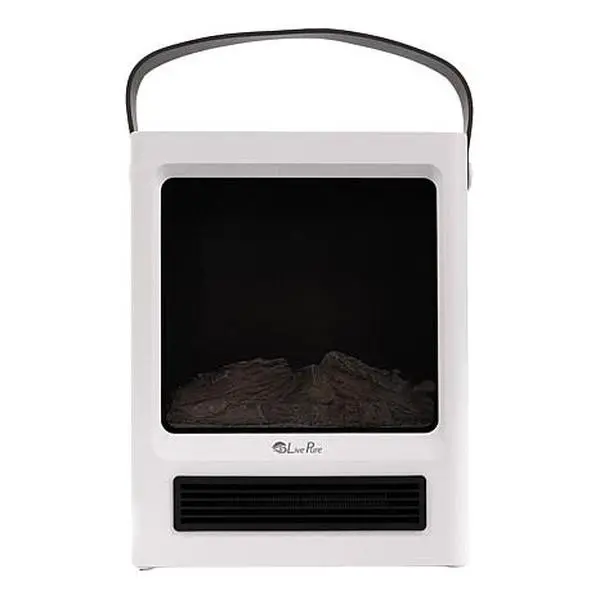 LivePure 15" 1500W Crackle & Glow Heater and Fan LivePure 15" 1500W Crackle & Glow Heater and Fan