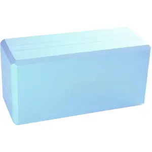 5 in. Thick Foam Yoga Block - Extra Large Size, Dense Foam, Reliable Support, Beveled Edges for Comfort, Ideal for Taller or Less Flexible Users, Thick Foam Blocks