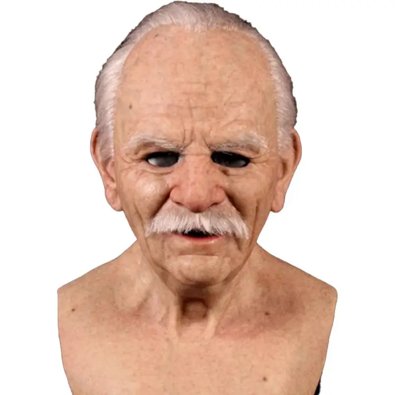 Real Person Mask, Elderly Mask, Horror Mask, Adult Real Person Mask ...