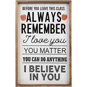 Hobby Lobby Before You Leave This Class Wood Wall Decor