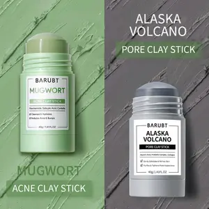 Wormwood Mud Mask Stick, No-Mess Deep Cleansing, Blackhead Remover, Gentle Soothing, Pore Tightening & Oil Control