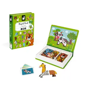 Janod MAGNETI'BOOK - ANIMALS: Educational Magnetic Game for Children