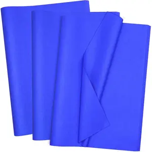 100 Sheets Blue Tissue Paper 20x14 Inches Tissue Paper for Gift Bags Blue Wrapping Paper Bulk for DIY Crafts Birthday Shower Festival Holidays Decorative
